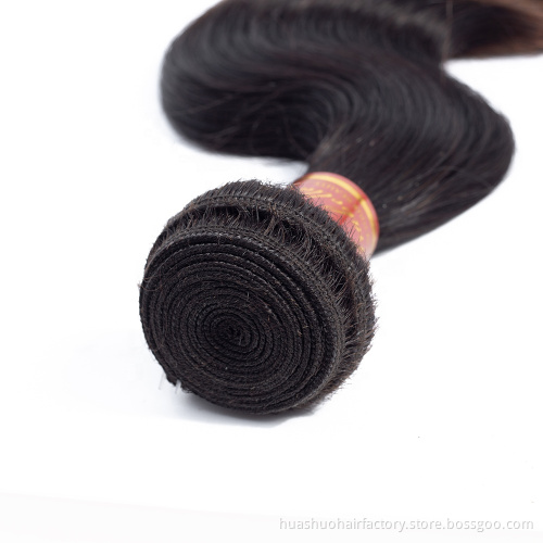Single Donor Drop Shipping Cabello Humano Body Wave T1B/4/27 Ombre Color Peruvian Body Wave Raw Virgin Hair